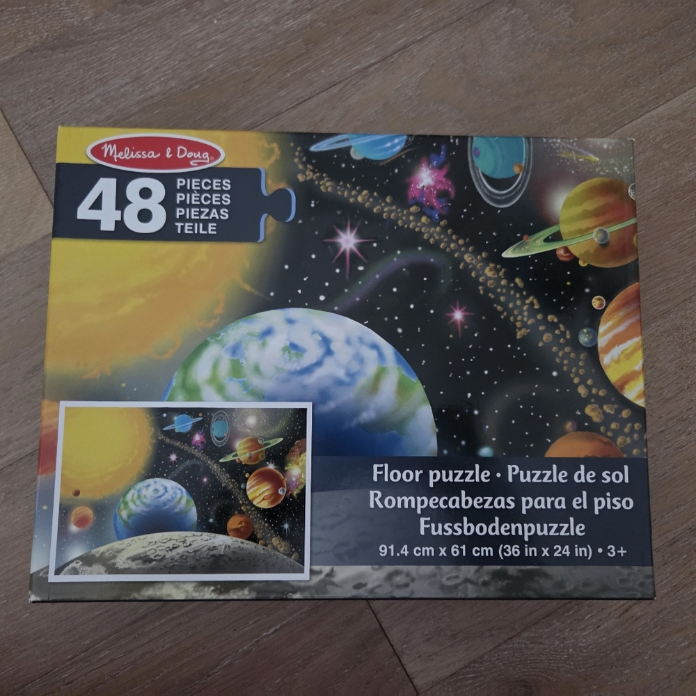 MELISSA & DOUG | Cosmic Adventure Floor Puzzle - Solar System